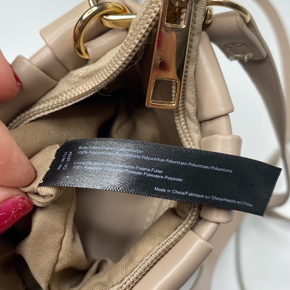 Anthropologie Taupe Lindy Woven Phone Case Crossbody Bag - Picture 8 of 9